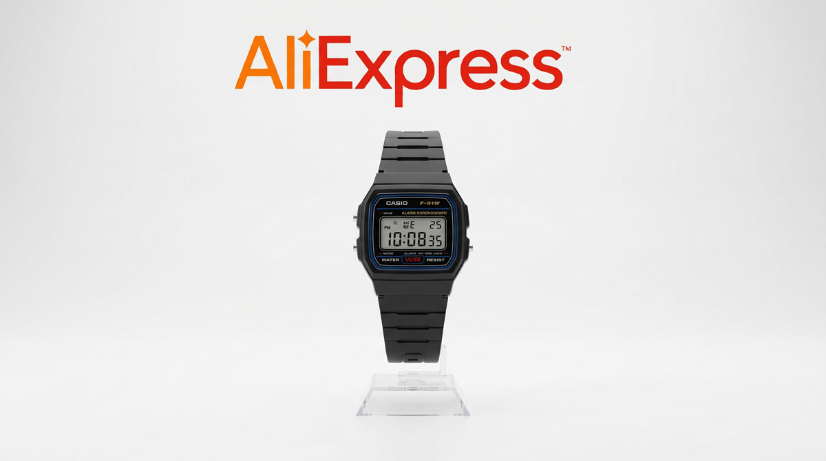 AliExpress でカシオ F-91W を探す日本向けバイヤーズガイド
